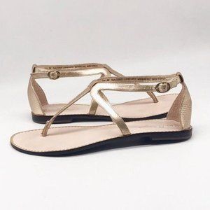 Lilly Pulitzer Heather sandal gold size 8